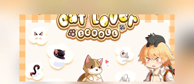 CAT LOVER SCROLL