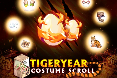 TIGER COSTUME SCROLL