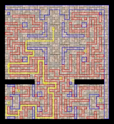 แผนผังเขาวงกต in_moc_16 ที่ Assassin ต้องเดินตอนทำเควสเปลี่ยนอาชีพ